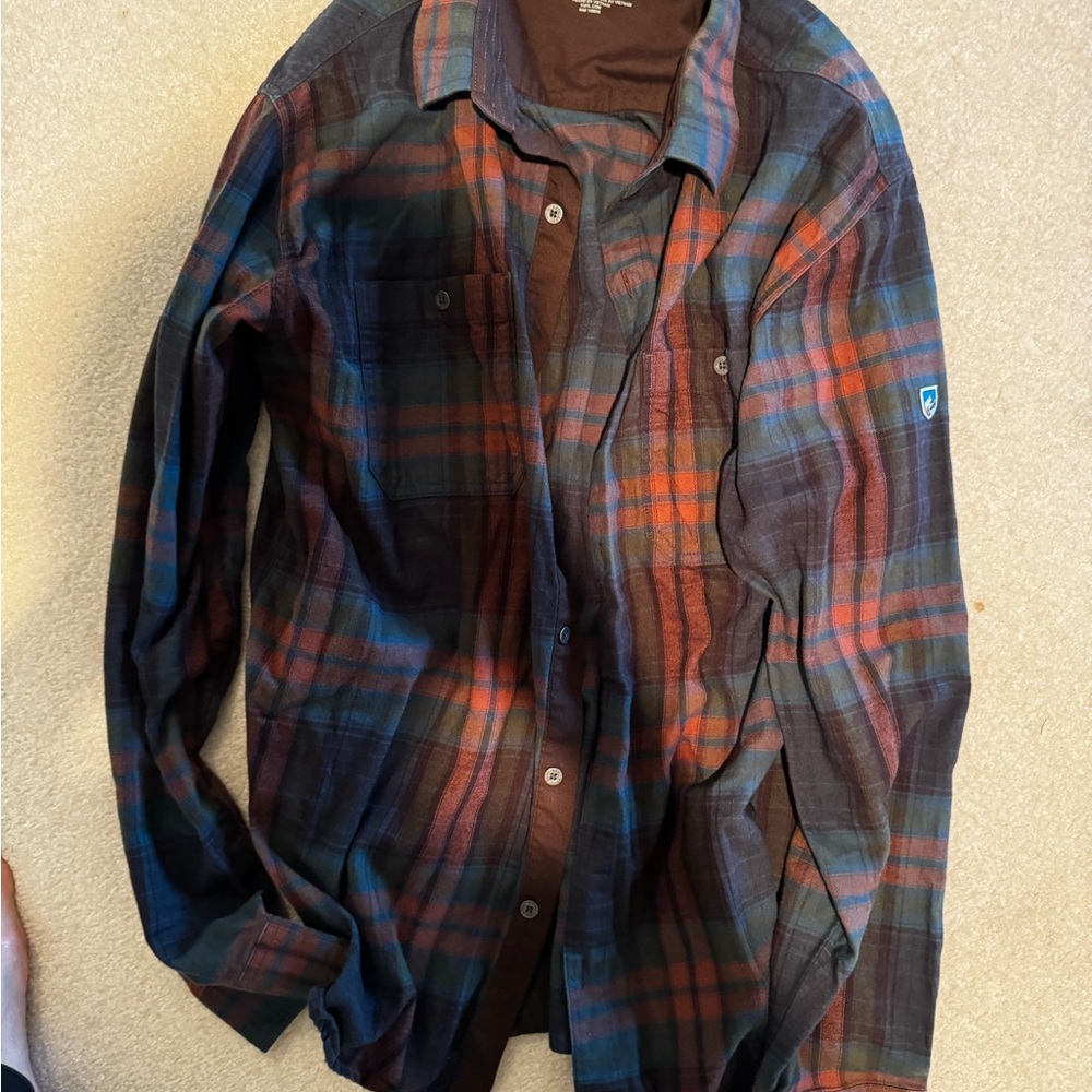Kuhl Plaid Button-Up Shirt